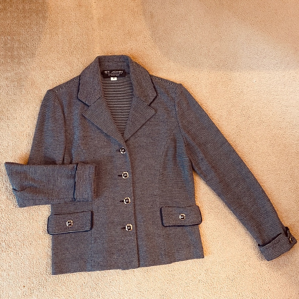 St. John Striped Blazer